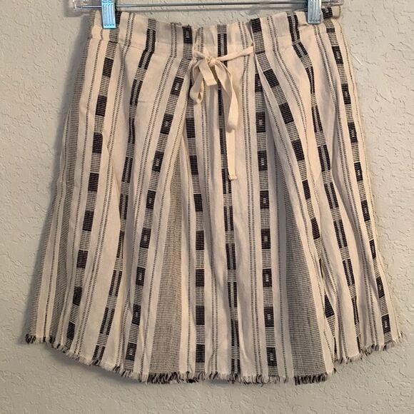 MADEWELL Cotton Striped Mini Skirt Size XS - Picture 1 of 7